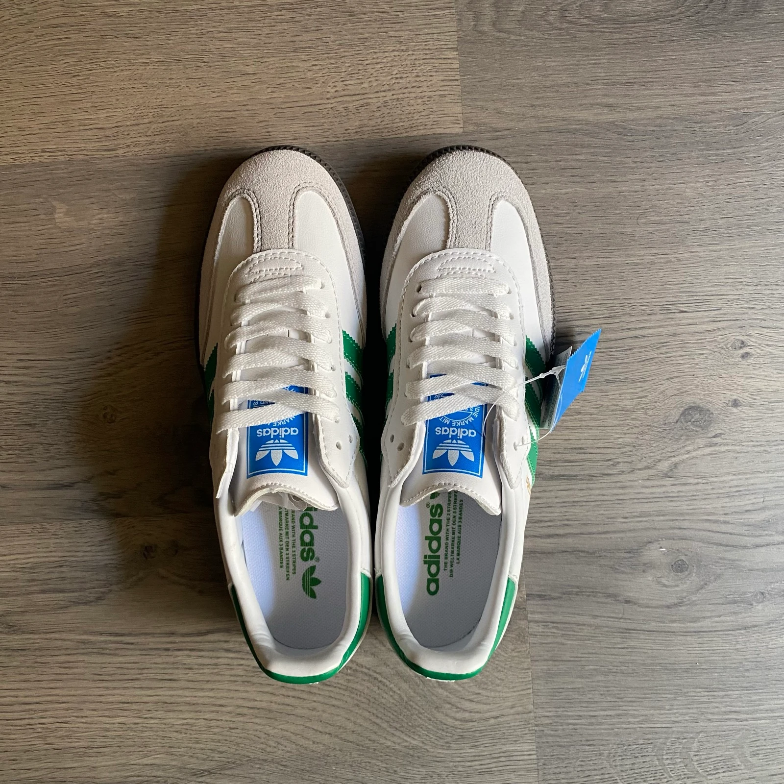 Adidas Samba OG Blancas Verdes | Talla 39 | Nuevas | Con Caja – photo 7